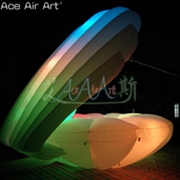 Elegante concha de OSTRA inflable con perla LED brillante para eventos de fiesta, cabina de DJ inflable y fondos de boda