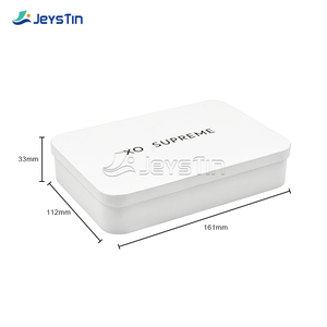 Mới Đến Các Nhà Sản Xuất Tùy Chỉnh Kích Thước Và In Ấn Kim Loại Lon Cấp Thực Phẩm Kim Loại Nhỏ Bản Lề Bao Bì Hộp Thiếc Với Miếng Bọt Biển Chèn - Product Image 3