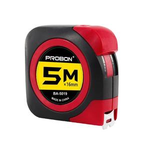 ตลับเมตรโปรบอน 5 เมตร ใบมีดเหล็ก ระบบดึงกลับอัตโนมัติ ปุ่มล็อค ผลิตในจีน รุ่น BA-5019 - Product Image 1