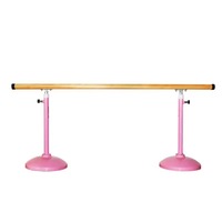Barre de gymnastique réglable Barre de ballet Barre mobile Barre horizontale portable Équipement de gymnastique pour studios de danse et gymnases