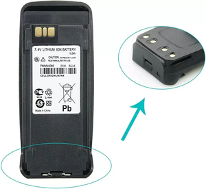 แบตเตอรี่ลิเธียมไอออนแบบชาร์จได้ PMNN4066AC ความจุสูง 1700mAh 7.4V สำหรับเครื่องรับส่งสัญญาณแบบมือถือ XIR P8200 - Product Image 3