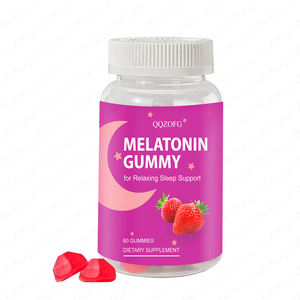 Gomitas de Melatonina, <span class=keywords><strong>Magnesio</strong></span> y Vitamina D para Dormir, Mezcla Herbal Orgánica, Sin Azúcar, 5 mg, Marca Blanca Personalizada al por Mayor - Product Image 1