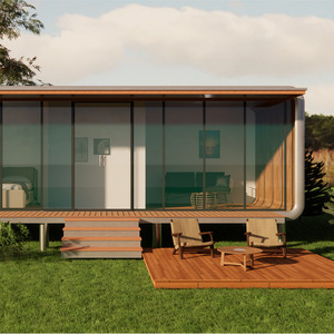 บ้านคอนเทนเนอร์เหล็กสมัยใหม่สำหรับโรงแรม แคมป์ปิ้งกลางแจ้ง พร้อมบริการติดตั้งในสถานที่ - Product Image 1