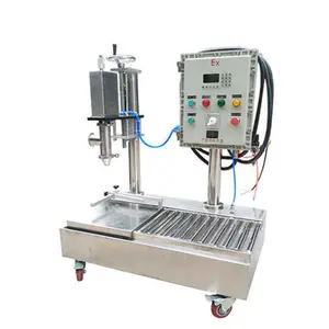 Riempitrice semiautomatica a 2 teste 20l per liquidi/olio motore/vernice produttore Shanghai