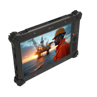 Tablet PC Tangguh 10.1 Inci Grosir, Android 12, RAM 8GB, Tahan Air IP65, Tahan Banting, Tablet Industri dengan 4G 5G WiFi NFC ODM/OEM