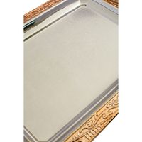 Fabriek Groothandel Luxe Bruiloft Decoratie Goud Metalen Fruit Serveren Restaurant Dienblad
