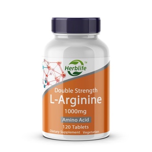 Tabletas de L-Arginina OEM/ODM - L Arginina y Aminoácidos, Tabletas Sin OMG para Rendimiento y Apoyo Muscular - Suministro para 4 Meses - Product Image 1