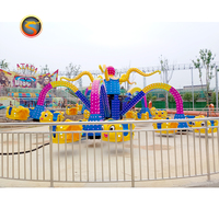 Balade de pieuvre géante Happy Land-Balade à sensations fortes dans un parc d'attractions extérieur