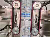 Machine d'emballage verticale pour sachets de poudre de thé vert, machine automatique de conditionnement de sachets de poudre de thé, machine verticale de formage, de remplissage et de scellage