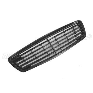 Parrilla Delantera para Mercedes Benz Clase E W211 E200 E320 E350 E55 2002 2003 2004 2005 2006 Negro Brillante - Product Image 3
