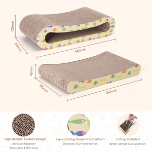 Nobleza confezione da 2 Scratcher in cartone ondulato per gatti con mobili Catnip Scratcher Cat Tree - Product Image 5