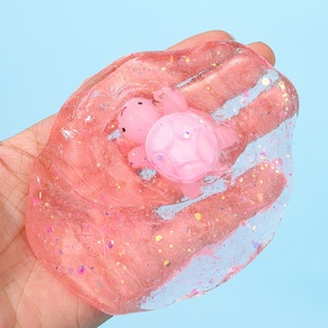 Accesorios y Decoraciones de Tortugas, Juguetes de Peluche al por Mayor, Slime para Niños, Juguetes de Slime Retorcido, Slime con Purpurina y Cristales de Colores para Niños - Product Image 5