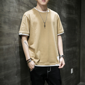 T-Shirt da <span class=keywords><strong>Uomo</strong></span> <span class=keywords><strong>di</strong></span> Alta Qualità, Nuova Collezione, Manica Corta, 100% Cotone, Moda Trendy, Vestibilità Comoda, Casual - Product Image 6