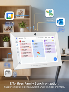 Vente en gros d'horloges numériques pour enfants et familles <span class=keywords><strong>avec</strong></span> écran tactile IPS de 10 pouces, mémoire 32 Go, <span class=keywords><strong>animation</strong></span>, WiFi, calendrier - Product Image 3
