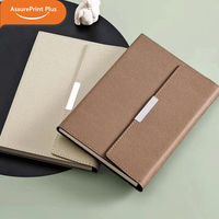 AssurePrint Plus GL032 Carnet de notes de luxe personnalisé A5 en cuir PU avec boucle magnétique, cadeau d'entreprise, pour réunions de direction et projets