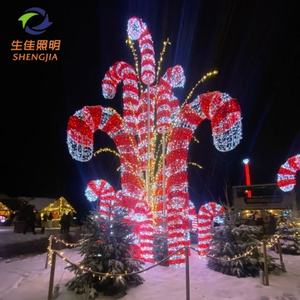 Sıcak Fırsat Toptan Noel Yılbaşı Cadılar Bayramı Dış Mekan IP65 Su Geçirmez Geyik 3D LED Motif Işıkları 24V-220V 1 Yıl Garanti - Product Image 6