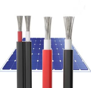 Vente en gros câble solaire en cuivre étamé 10mm ² câbles photovoltaïques pour système solaire panneau solaire fils d'extension <span class=keywords><strong>DC</strong></span> PV - Product Image 3
