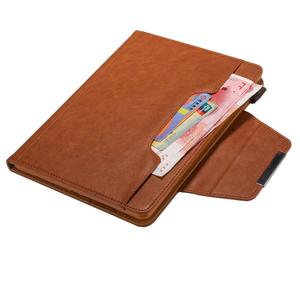 <span class=keywords><strong>Funda</strong></span> de cuero para tableta de estilo ejecutivo, carcasa tipo billetera para <span class=keywords><strong>iPad</strong></span> 10,2, marrón, de 9. ª generación, novedad - Product Image 6