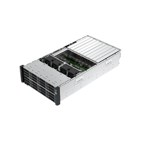 Serveur GPU en rack 4U à deux sockets LX G7466X5, 2 processeurs Intel Xeon Scalable de 3e génération, 32 Go de mémoire DDR4, 8 x 8056 ventilateurs, alimentation 2000 W