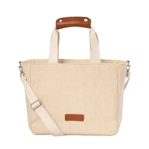 Sac isotherme en toile écologique pour le déjeuner, idéal pour les voyages, sac isotherme en coton portable, sac isotherme pour transporter vos repas - Product Image 1