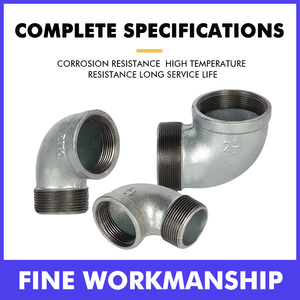 Vente directe usine – Raccord de tuyauterie en fonte malléable, galvanisé à chaud, coude BSP F-M <span class=keywords><strong>pour</strong></span> l'huile, l'eau et le gaz - Product Image 4