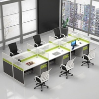 ICON services de solution de bureau à guichet unique table d'ordinateur en bois bureaux de bureau modulaire 6 8 places bureau poste de travail chaise de table