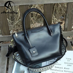 Bolsos de Mano AndoBag para Mujer, Cuero Vacuno Genuino, Estilo Retro, Gran Capacidad, Bolso Bandolera, Bolso de Mano para Viajar al Trabajo, 9902 - Product Image 1