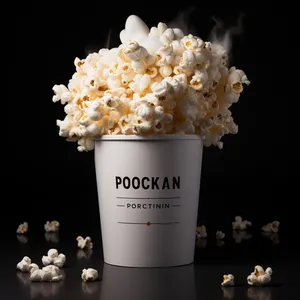 Grosir penjualan terlaris pabrik langsung cetak Logo kustom ember Popcorn kualitas tinggi