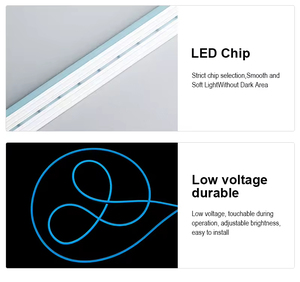 Bande de diodes électroluminescentes en silicone 120 LED/m 12V 6mm, décoration de maison de vacances, logo flexible, IP67 - Product Image 2