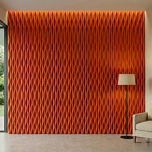 Panneaux muraux en pierre artificielle 3D en PU, style design moderne, en mousse PU ondulée, pour extérieur - Product Image 3