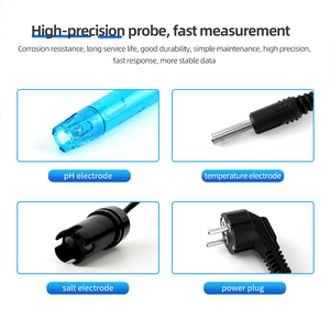 Wi-Fi Измеритель Качества Воды цифровой 3 в 1 Набор температуры <span class=keywords><strong>PH</strong></span> Измеритель солености - Product Image 4