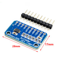 Module d'acquisition AD haute précision 4 canaux 16 bits ADS1115, carte de développement mini avec communication I2C pour système Linux