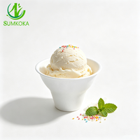SUMKOKA 85ml Gobelet à crème glacée jetable en bagasse de canne à sucre sans PFAS, compostable, biodégradable, logo personnalisé OEM