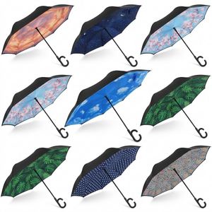 Nouvelle Arrivée Parapluie à Poignée en C au Design Unique et Élégant pour Voiture, Cadeaux Personnalisés, Vente en Gros - Product Image 1