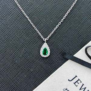 Di alta qualità moda di lusso AAA zircone gioielli da sposa goccia d'acqua di cristallo zircone ciondoli per collana di dichiarazione delle donne - Product Image 4