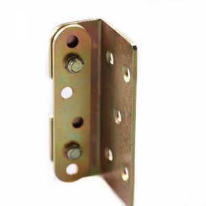 Connecteur de meubles en fer-zinc personnalisé cadre de lit en bois charnières de rail pince support de connecteur de lit pour table canapé utilisation salon - Product Image 3