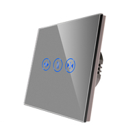 Bingoelec Smart Life App contrôlée murale pour Tuya Zigbee télécommande maison Wifi écran tactile obturateur rouleau interrupteur ue