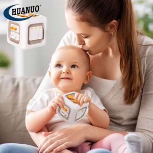 Cube sensoriel 6 en 1, jouets éducatifs pour bébés, développement de la motricité <span class=keywords><strong>fine</strong></span>, jouet Montessori pour bébés, planche d'activités pour bébés - Product Image 3