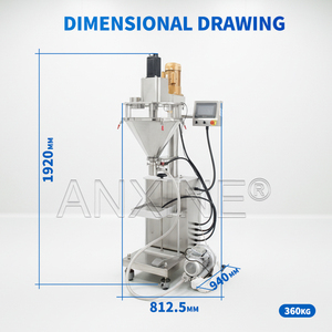 Bán tự động protein bột Auger Filler 100g 200G 500G 1000g 2000g trẻ sơ sinh công thức toàn bộ sữa tách kem sữa bột điền máy - Product Image 3