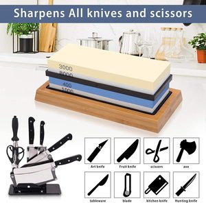Pierres à aiguiser 2 en 1, en <span class=keywords><strong>pierre</strong></span> à aiguiser de couteaux, japonaise, Premium, 400/1000 3000/8000 - Product Image 5