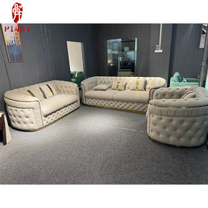 Vente en gros de canapé confortable blanc de haute qualité canapé de salon de <span class=keywords><strong>loisirs</strong></span> style moderne 2 3 places ensemble de meuble canapé capitonné pour salon - Product Image 1