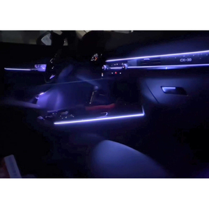 Lumière ambiante intérieure de voiture à LED 64 couleurs Symphony pour Mazda CX-30 2020-2022, accessoires de bande lumineuse d'ambiance - Product Image 6