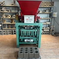 Machine à fabriquer des blocs de ciment semi-automatique non combustibles avec moteur 220V/380V, populaire au Nigéria, prix bas