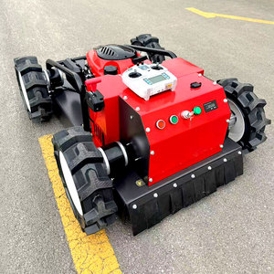 Cortacésped Robótico de Grado Industrial con Tracción en las 4 Ruedas, Autopropulsado, Motor de 4 Tiempos, 24V, Control Remoto Inalámbrico, Tractor de Jardín DIY - Product Image 2