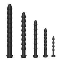 Dilatateur urétral en silicone souple, 5 tailles, bâtonnet œil de cheval, tige pénienne, stimulateur de blocage pour masturbation masculine, cathéter, jouets SM