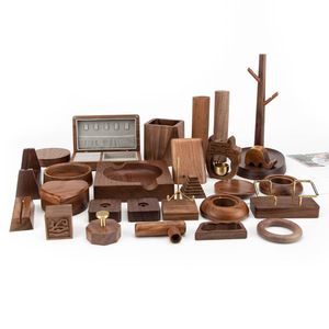 Piezas de madera de nogal personalizadas grabadas con láser, precio de fábrica, servicio OEM para la producción de regalos y artesanías de alta gama - Product Image 2