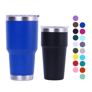 Customize 30oz 20 oz Tumbler Double Wall Stainless Steel Vacuum Insulated Travel Mug With Handle - Product Image 1