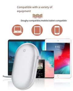 <b>Rechargeable</b> Hand Warmer Portable Warming Pad for Winter Travel Office - Product Image 4