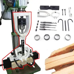 ไม้ Bench Mortiser Square Hole Chisel เจาะเครื่อง Location เครื่องมือ Tenon