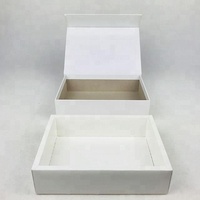 Boîte cadeau rigide blanche de luxe sur mesure, style livre, avec couvercle magnétique, pour bijoux, cosmétiques, nouveau design